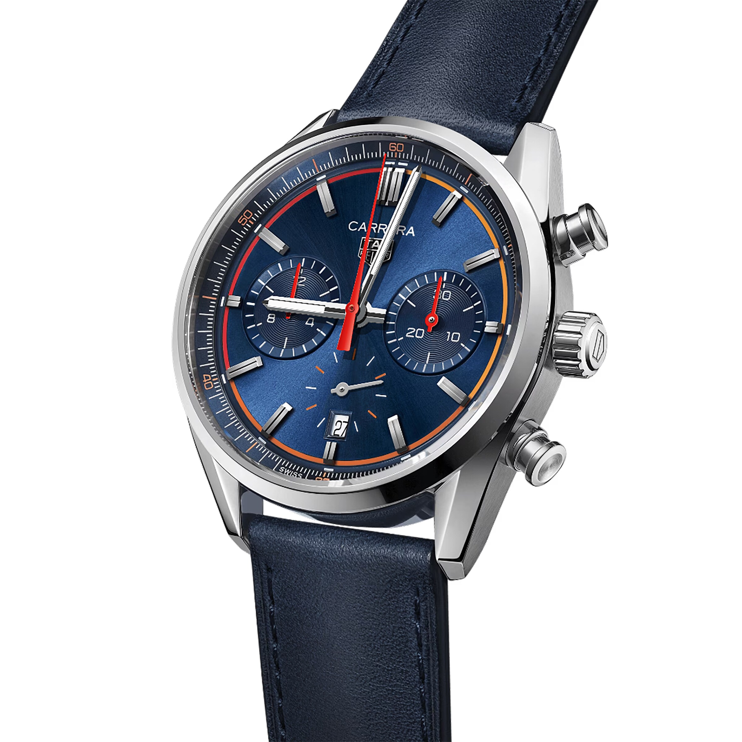 Tag Heuer Carrera Chronograph 42mm Herren Blau CBN201D.FC6543-5