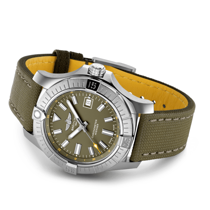 Breitling Avenger Automatisch 43 Edelstahlgrün A17318101L1X1-2