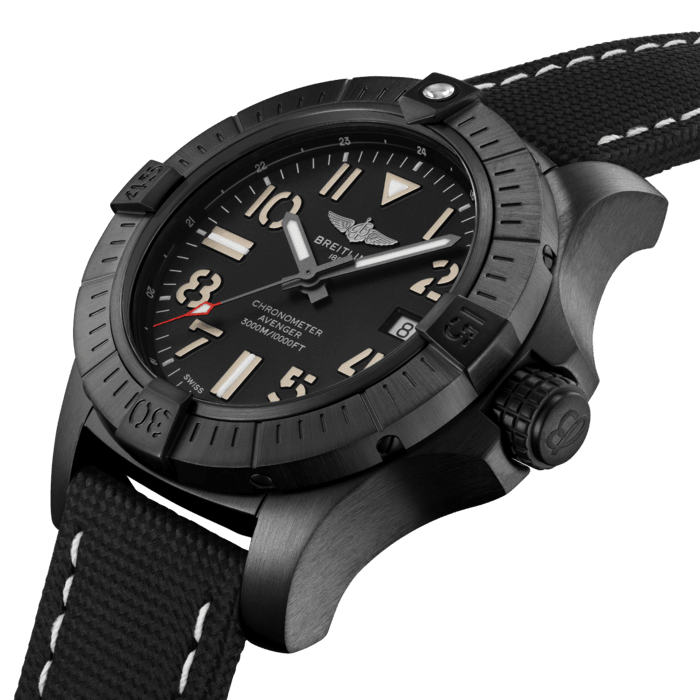 Breitling Avenger Automatic 45 Sewolf Night Mission DLC-beschichtete Titanium Black V17319101B1X1-1