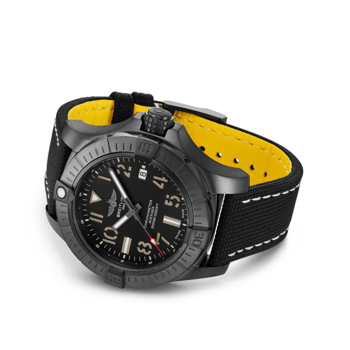 Breitling Avenger Automatic 45 Sewolf Night Mission DLC-beschichtete Titanium Black V17319101B1X1-2