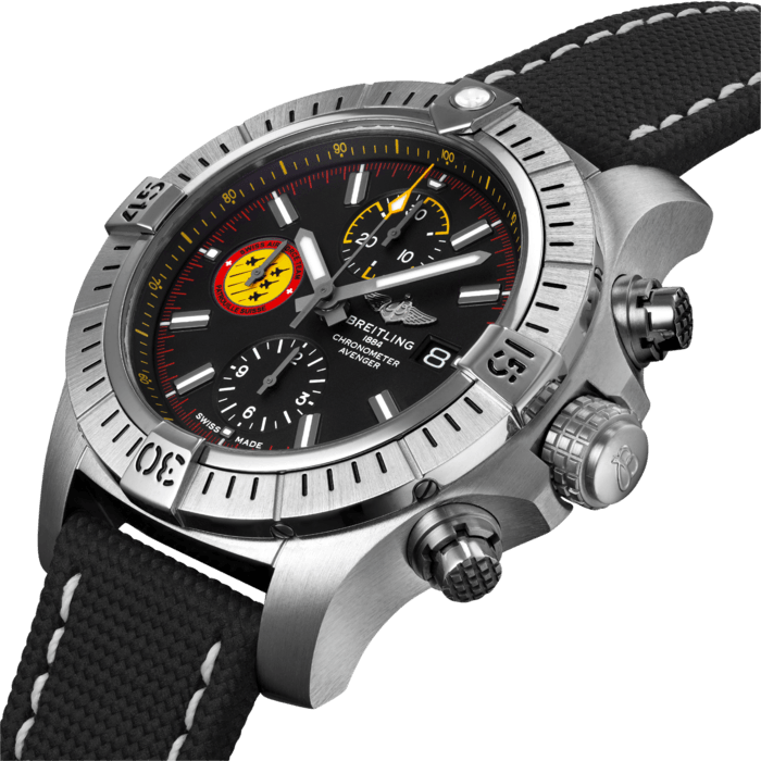Breitling Avenger Chronograph 45 Schweizer Luftwaffe Edelstahl Schwarz A133171A1B1X1-1