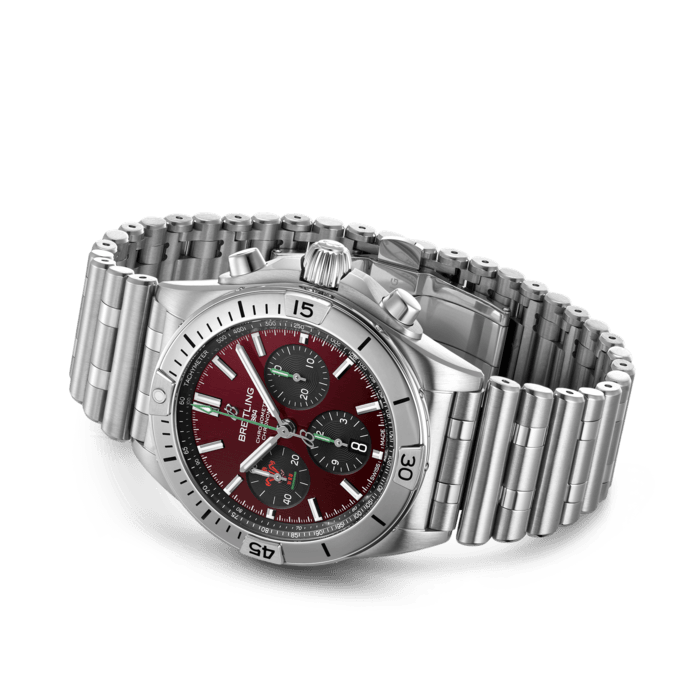 Breitling Chronomat B01 42 Sechs Nationen Wales Edelstahl Red AB0134A61K1A1-2