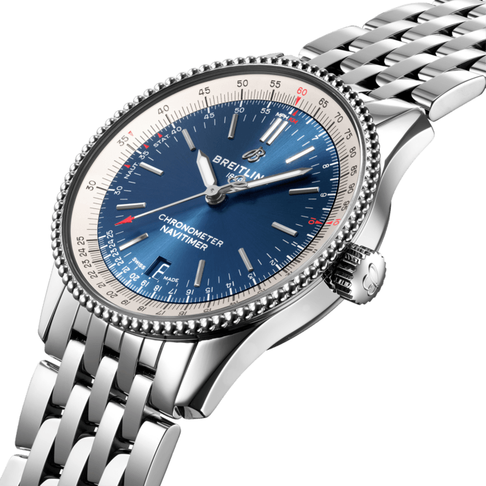 Breitling Navitimer Automatisch 38 Edelstahlblau A17325211C1A1-1