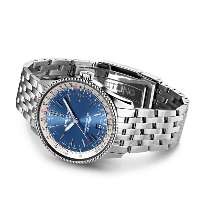Breitling Navitimer Automatisch 38 Edelstahlblau A17325211C1A1-2