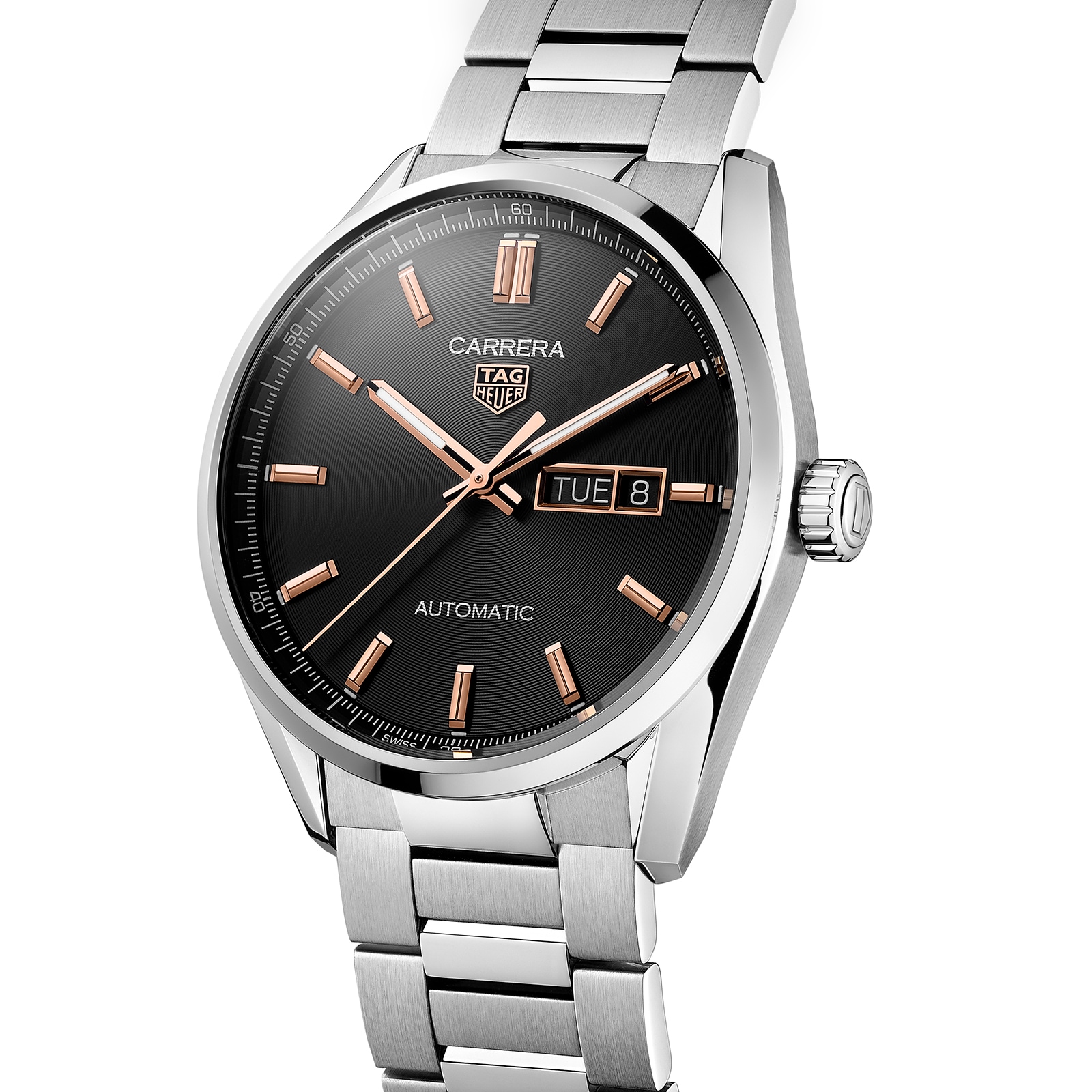 Tag Heuer Carrera Drei-Hand-41-mm-automatische Herren WBN2013.ba0640-1