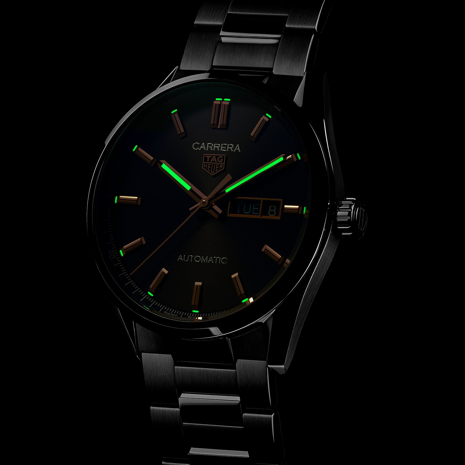 Tag Heuer Carrera Drei-Hand-41-mm-automatische Herren WBN2013.ba0640-5