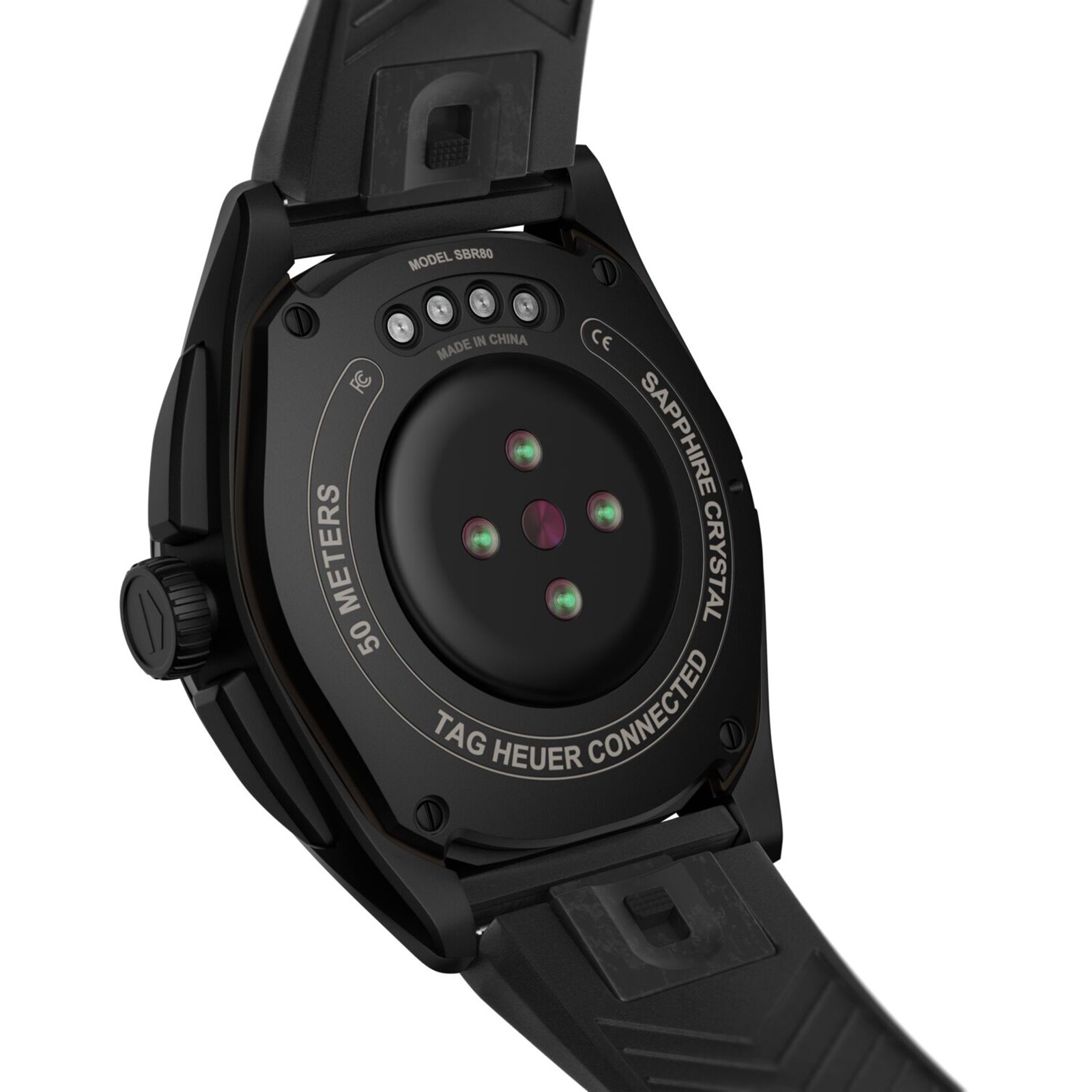 Tag Heuer angeschlossene alle schwarzen 42 -mm -Herren ansehen sbr8081.BT6299-4