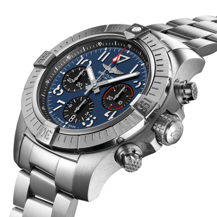 Breitling Avenger B01 Chronograph 45 Edelstahlblau AB01821A1C1A1-1