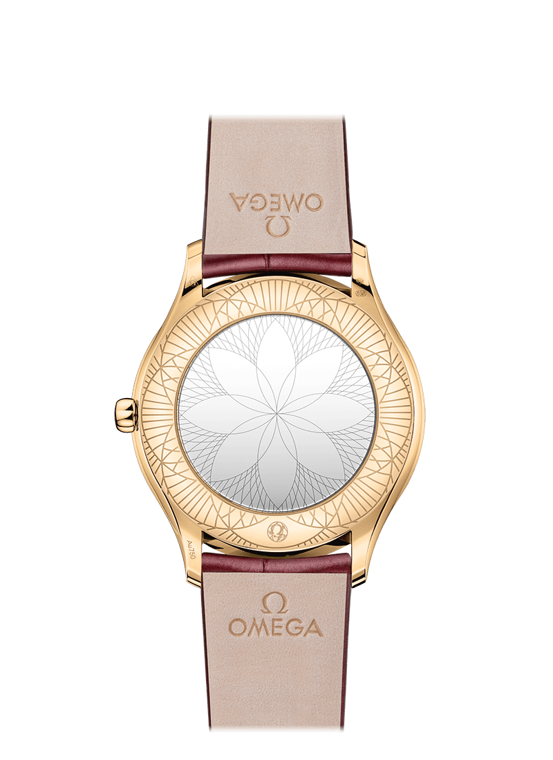 Omega de Ville Moonshine Gold Diamonds Replik Uhren 428.58.36.60.11.001-1