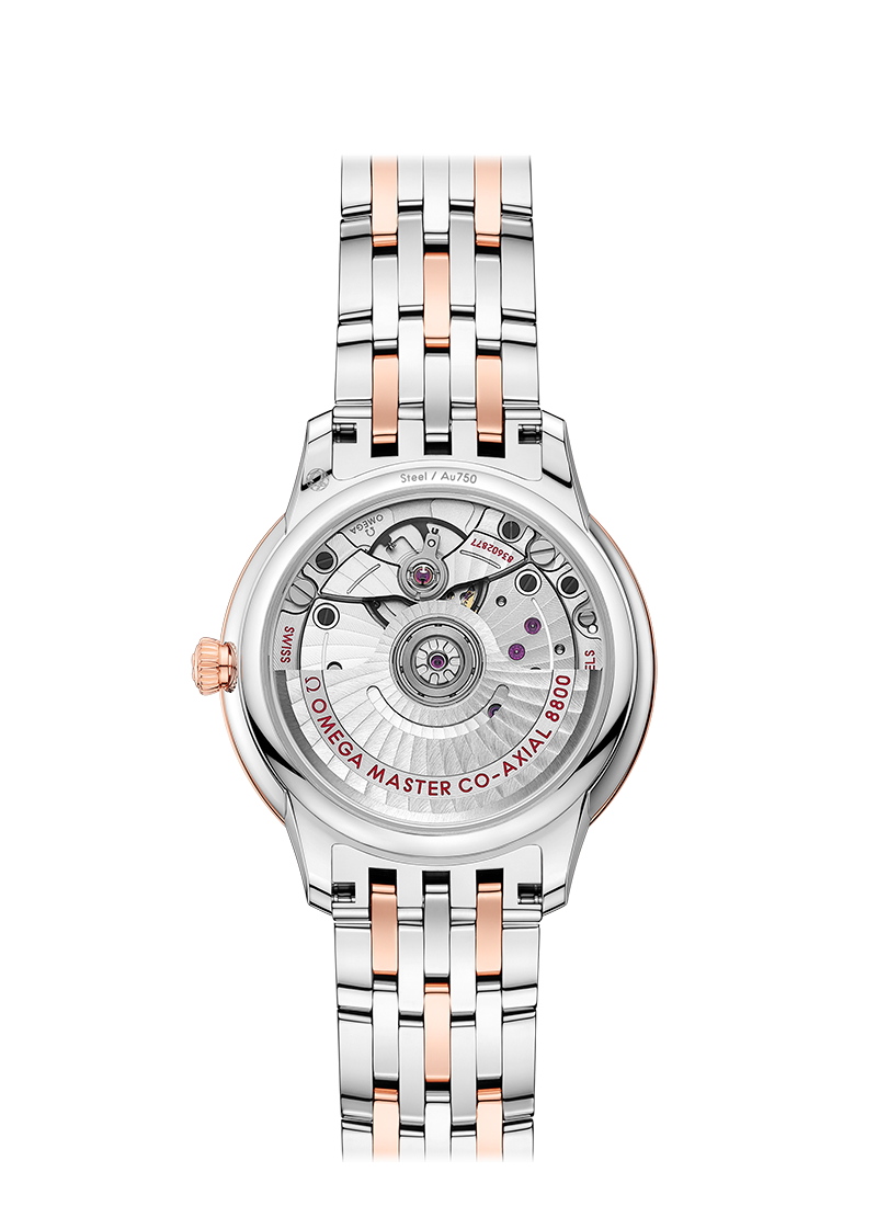 Omega de ville Steel Sedna Gold Chronometer Uhr 434.20.34.20.03.001-1