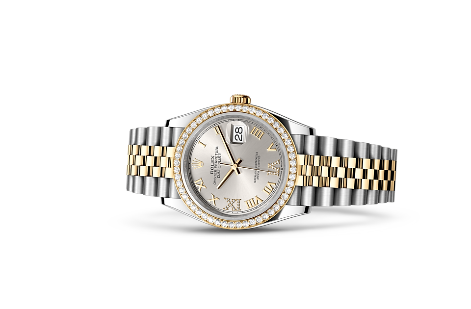 Rolex Datejust 36 Auster 36 mm Austersteel Gelbgold und Diamanten M126283RBR-0017-1