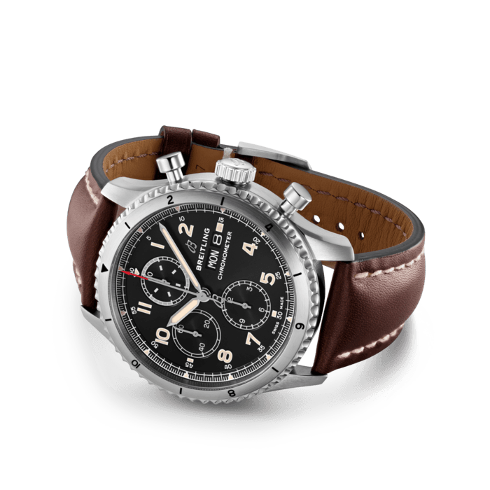 Breitling Aviator 8 Chronograph 43 Edelstahl Schwarz A13316101B1X3-2
