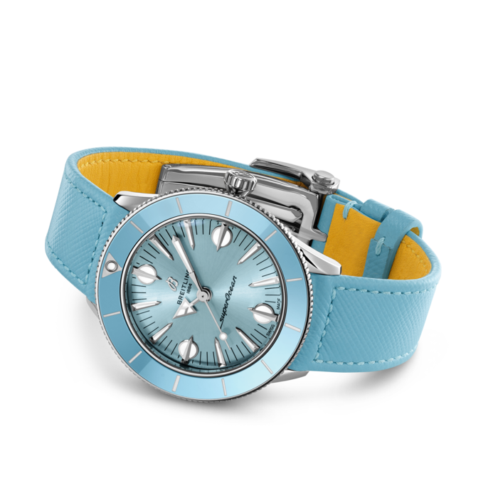 Breitling Superocean Heritage’ 57 Pastellparadise Edelstahl Aquamarine A10340161C1X1-2