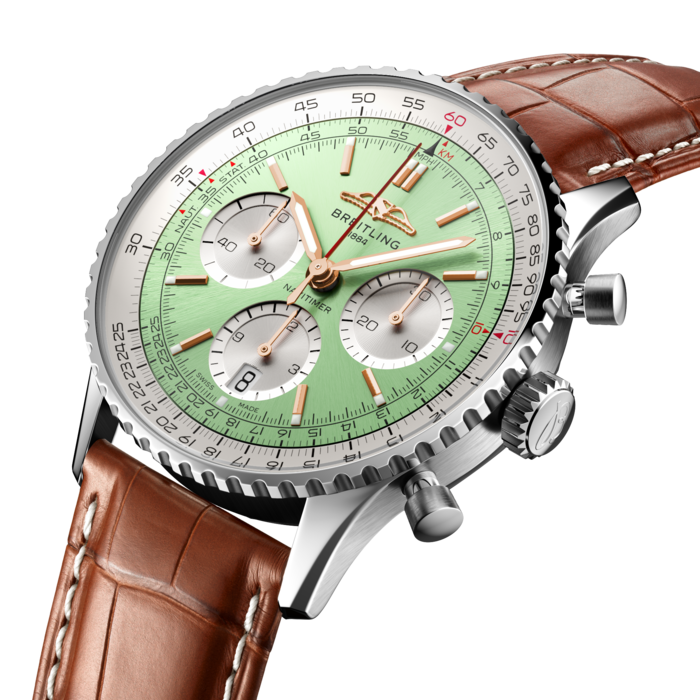 Breitling Navitimer B01 Chronograph 41 Edelstahl Mint Grüne AB0139211L1P1-1