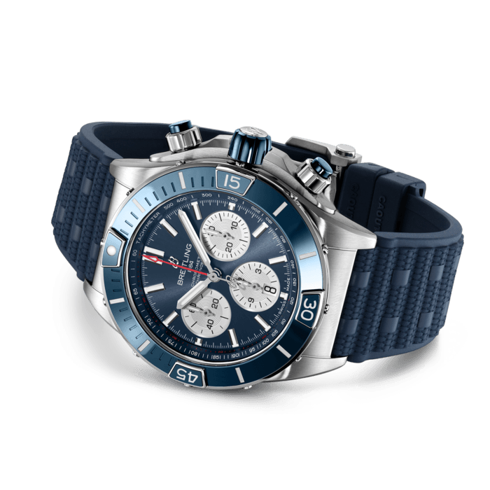 Breitling Super Chronomat B01 44 Edelstahl Blau AB0136161C1S1-2