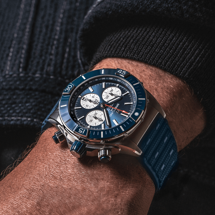 Breitling Super Chronomat B01 44 Edelstahl Blau AB0136161C1S1-4