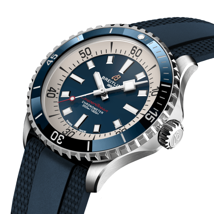 Breitling Superocean Automatic 42 Edelstahlblau A17375E71C1S1-1