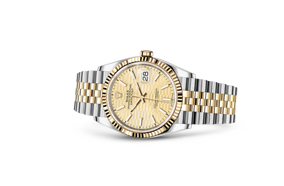 Rolex Datejust 36 Auster 36 mm Austersteel und Gelbgold M126233-0039-1